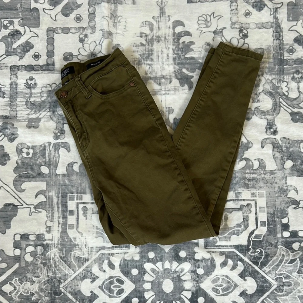 Judy Blue Olive Green Skinny Jeans Size 7/28 Style# JB88146 - Picture 12 of 12